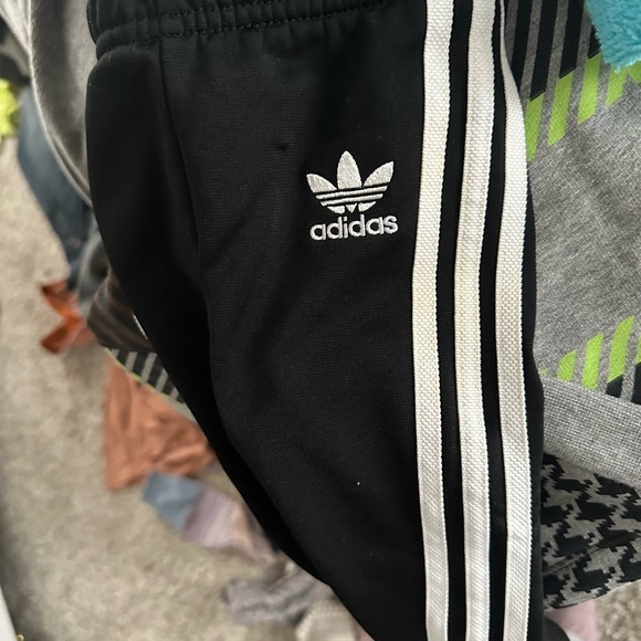 Adidas Kids Black Jacket - Picture 2 of 8